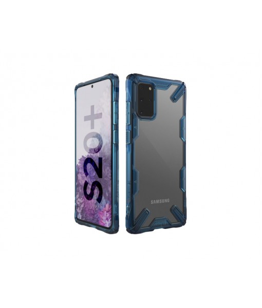 Husa Protectie Ringke Fusion X, Samsung Galaxy S20+ Plus, Albastru